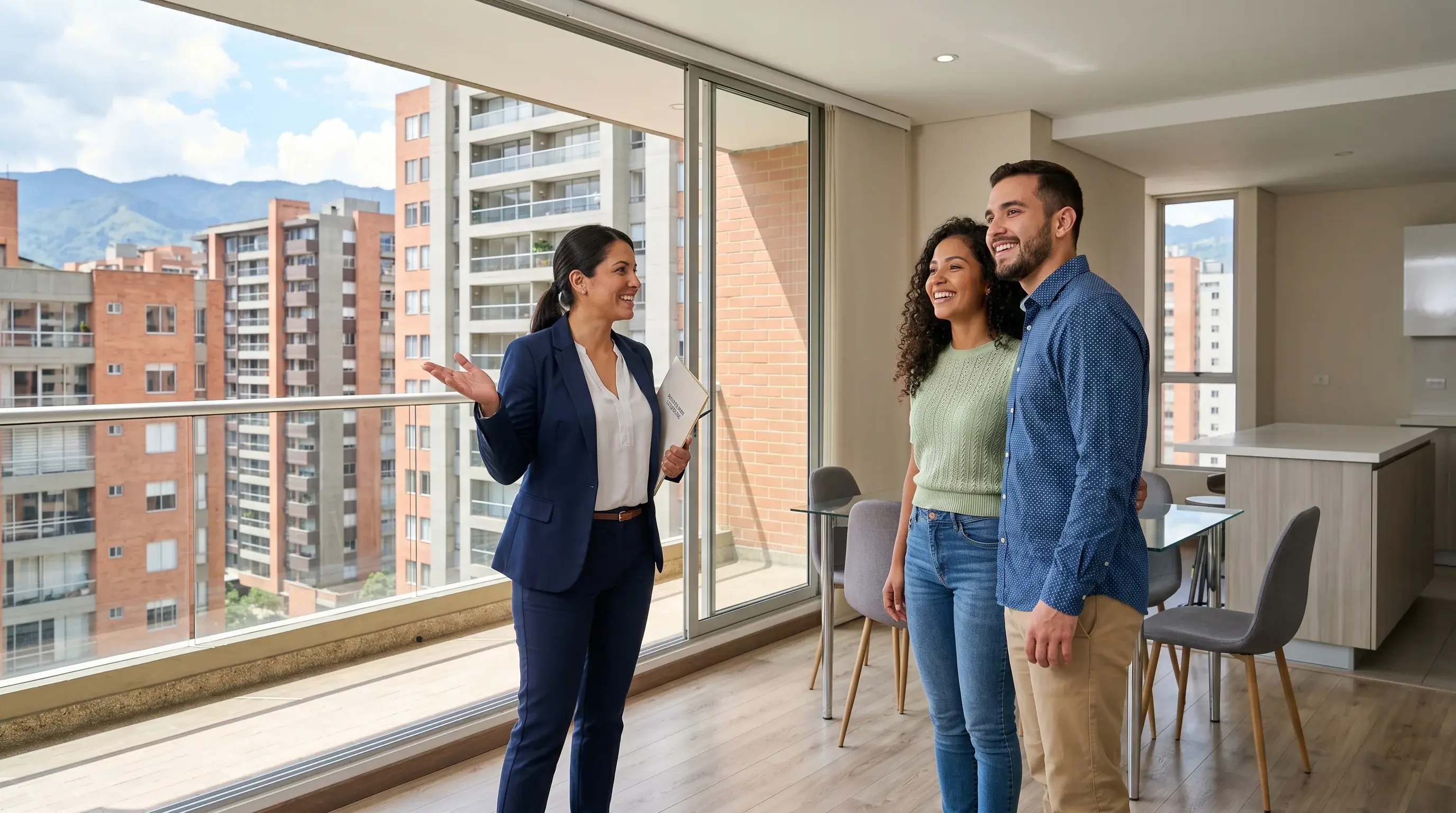 Agente inmobiliario en Colombia generacion de prospectos con marketing digital e IA