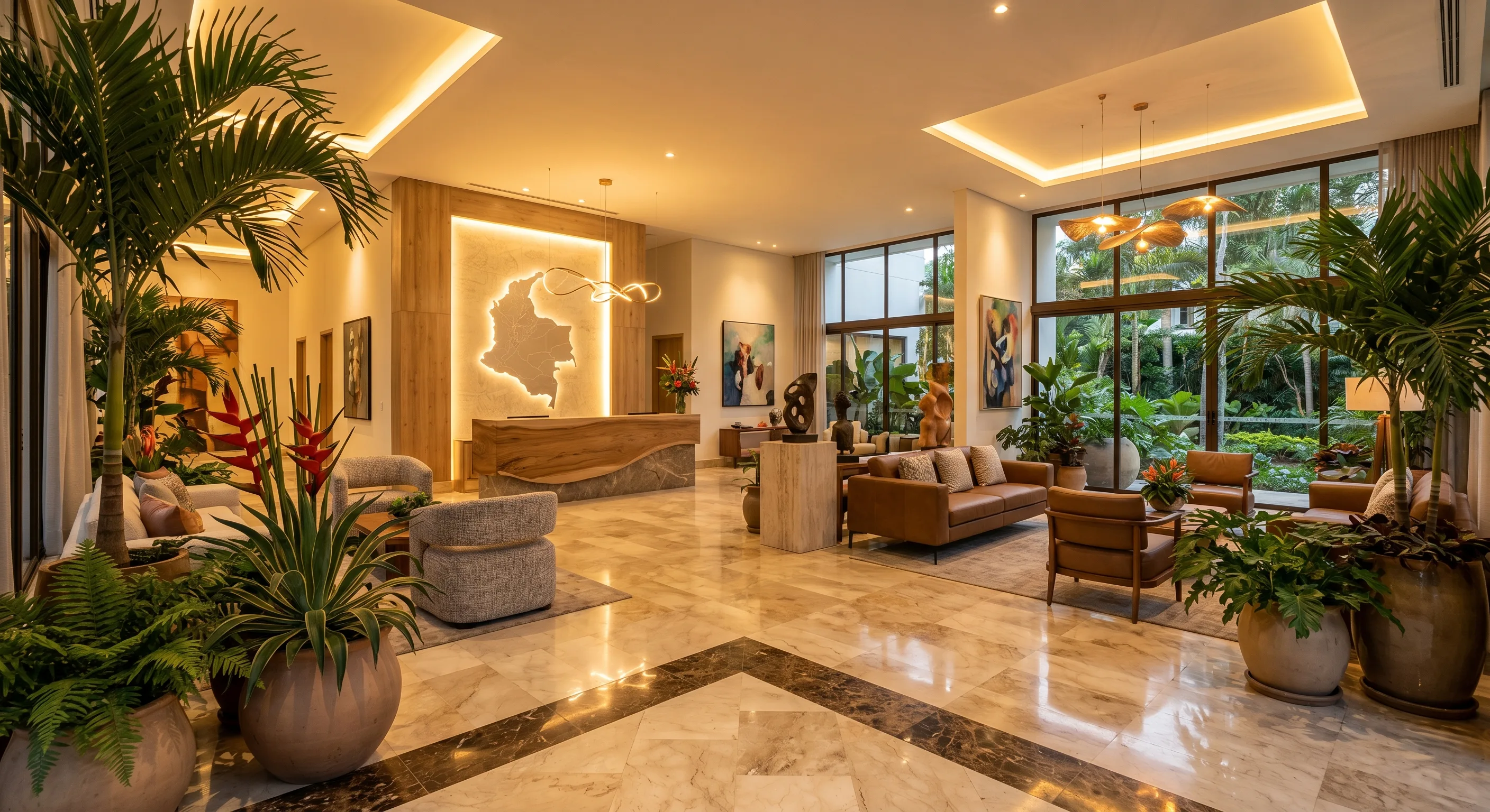 Hotel boutique en Colombia estrategia de marketing digital con inteligencia artificial